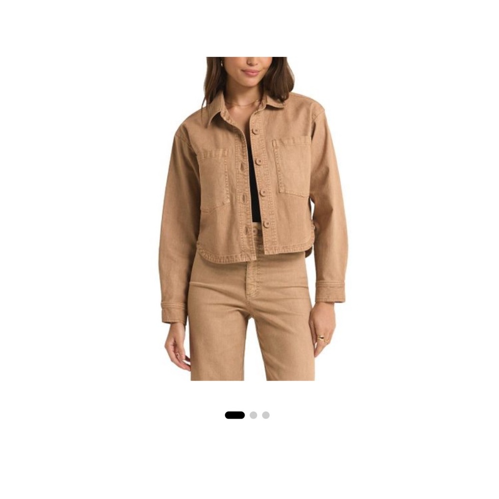 Z Suppy all day cropped jacket burro